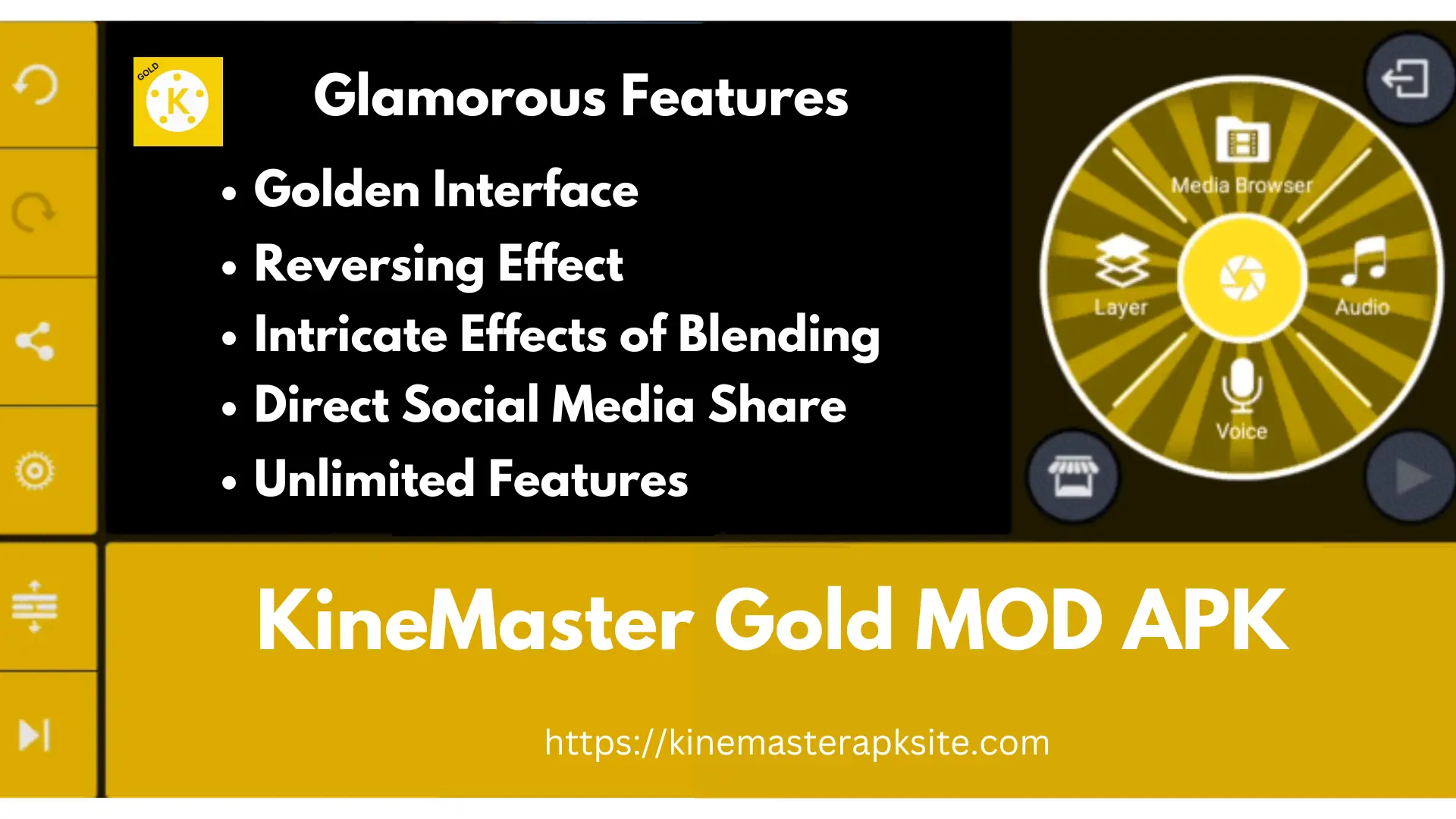 
KineMaster-Gold-MOD-APK -Glamorous-Features